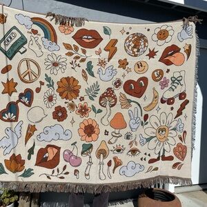 Colorful Retro Blanket brand new